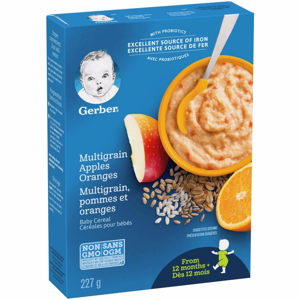 Stage 4 Multigrain Apples & Oranges Baby Cereal