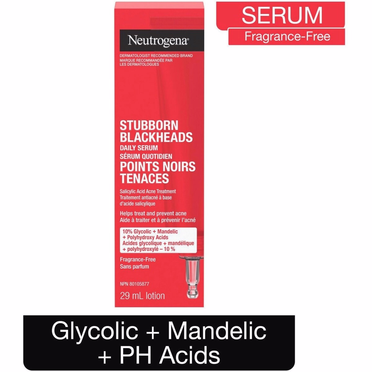 Sérum Facial Quotidien contre les Points Noirs Tenaces