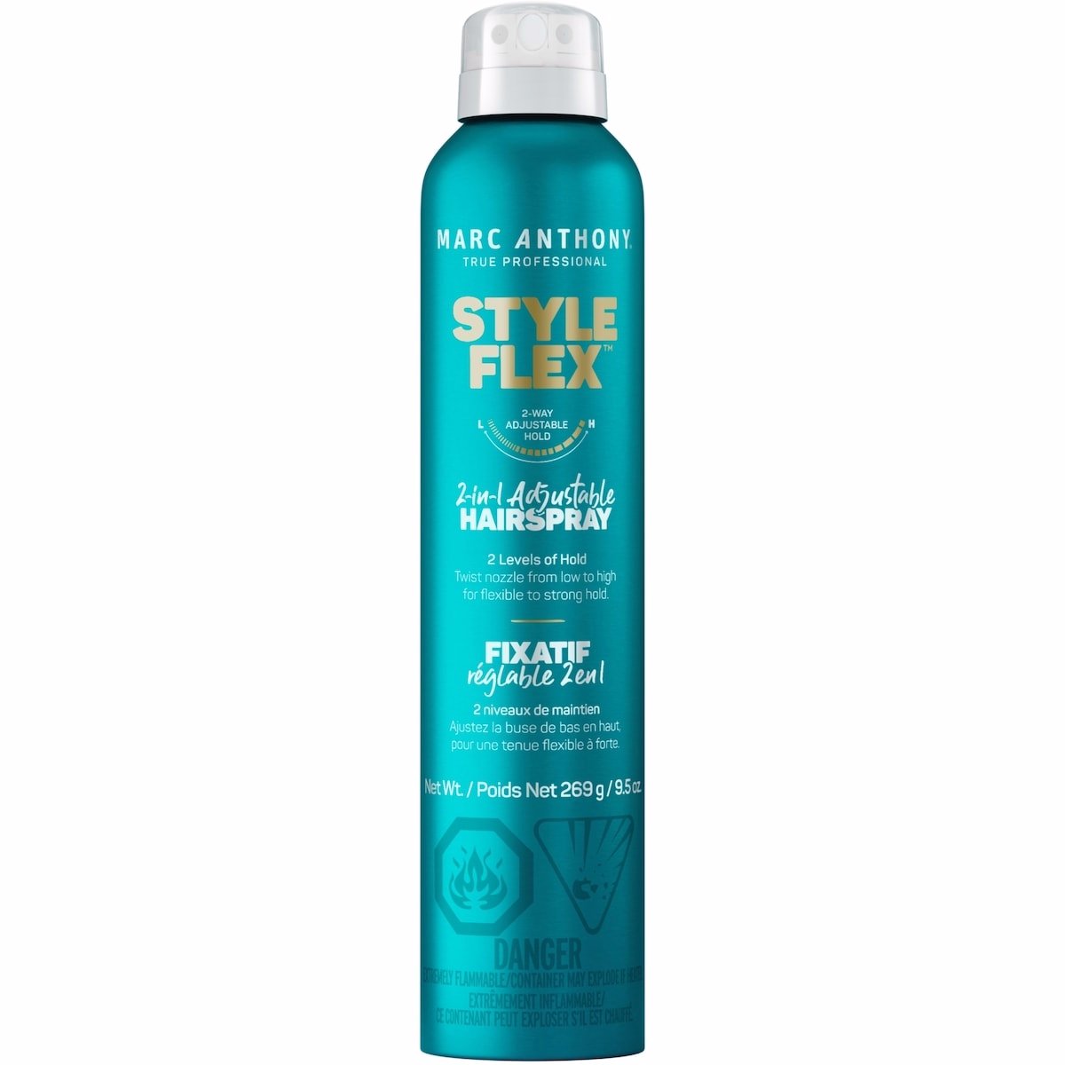 Style Flex™ 2-IN-1 Adjustable Hairspray Style Flex™ 2-IN-1 Adjustable Hairspray