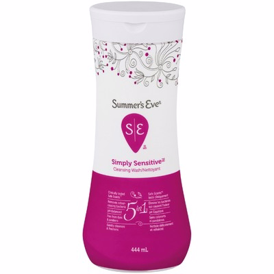 Summer Eve Summer's Eve 5 In 1 Simply Sensitive Cleansing Wash 444.0 Ml