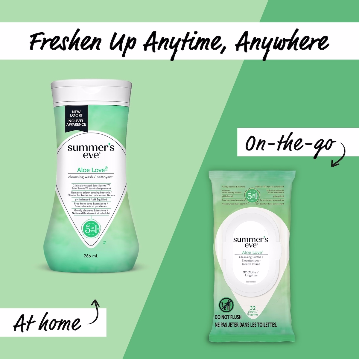 Summer's Eve 清潔濕巾 蘆薈愛戀 Summer's Eve 清潔濕巾 蘆薈愛戀