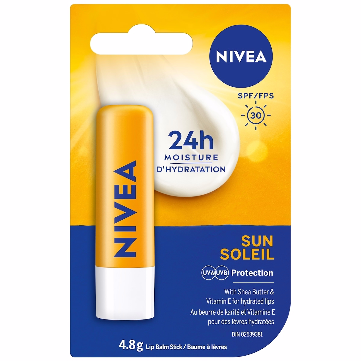 日焼けケア24時間保湿リップバームスティック SPF30