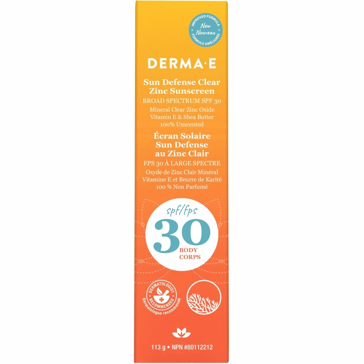 Sun Defense 透明鋅防曬霜 SPF30 身體用