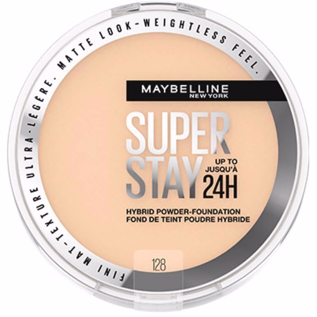 Super Stay 24 Hour Hybrid Powder Foundation, Waterproof, Vegan, Mattifying