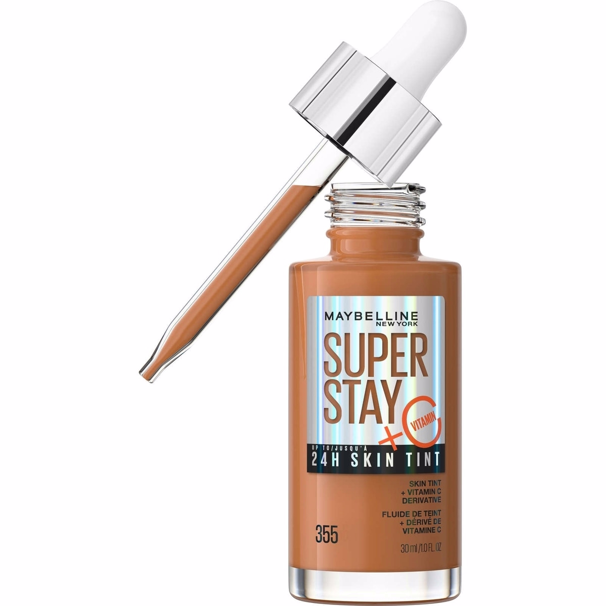 Fond de teint teint léger Super Stay Up To 24H, couvrance proche de la peau, avec vitamine C*