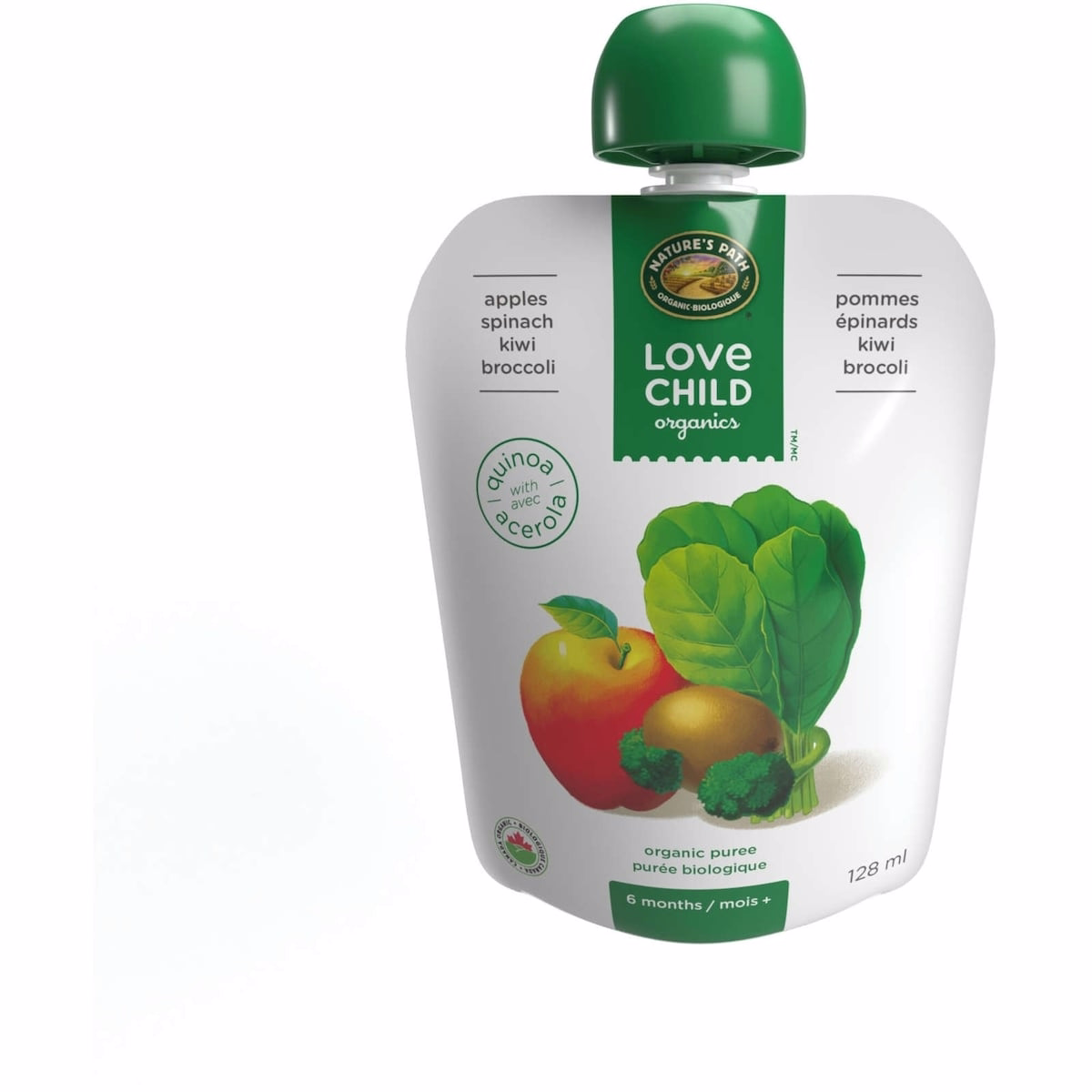 Superblends Apples, Spinach, Kiwi + Broccoli Puree