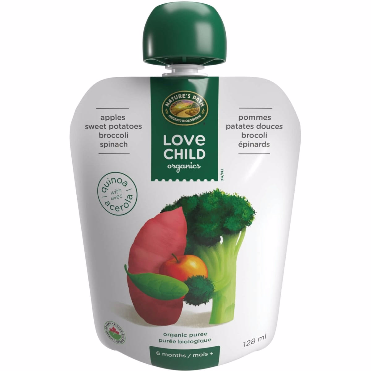 Superblends Apples, Sweet Potatoes, Broccoli + Spinach Puree