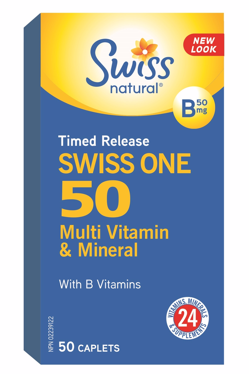 Swiss Natural Timed Release Swiss One 50 Multi Vitamin And Mineral