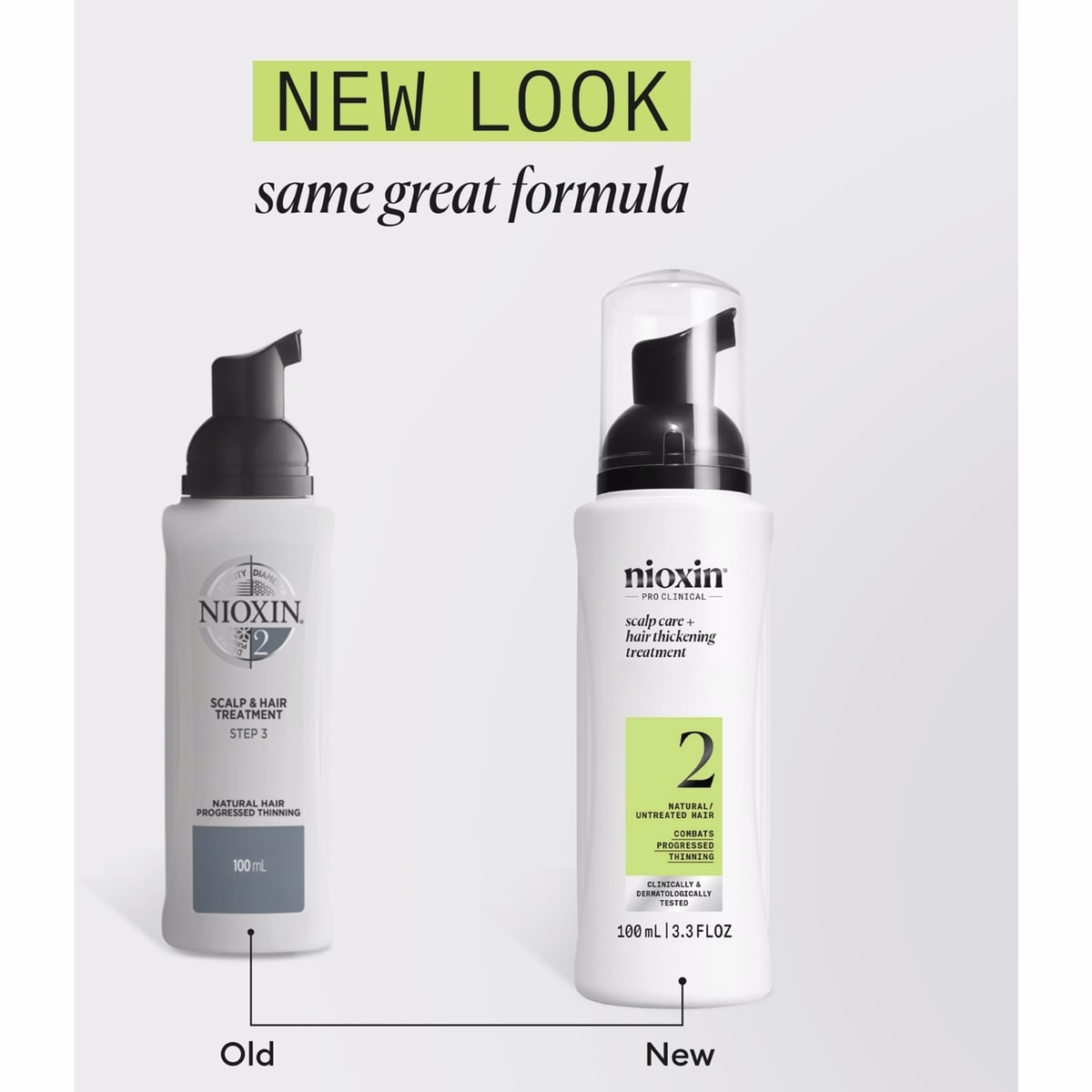 Système 2 Cuir chevelu + Épaississant des cheveux - Sérum pour cheveux naturels avec amincissement avancé, 100 ml