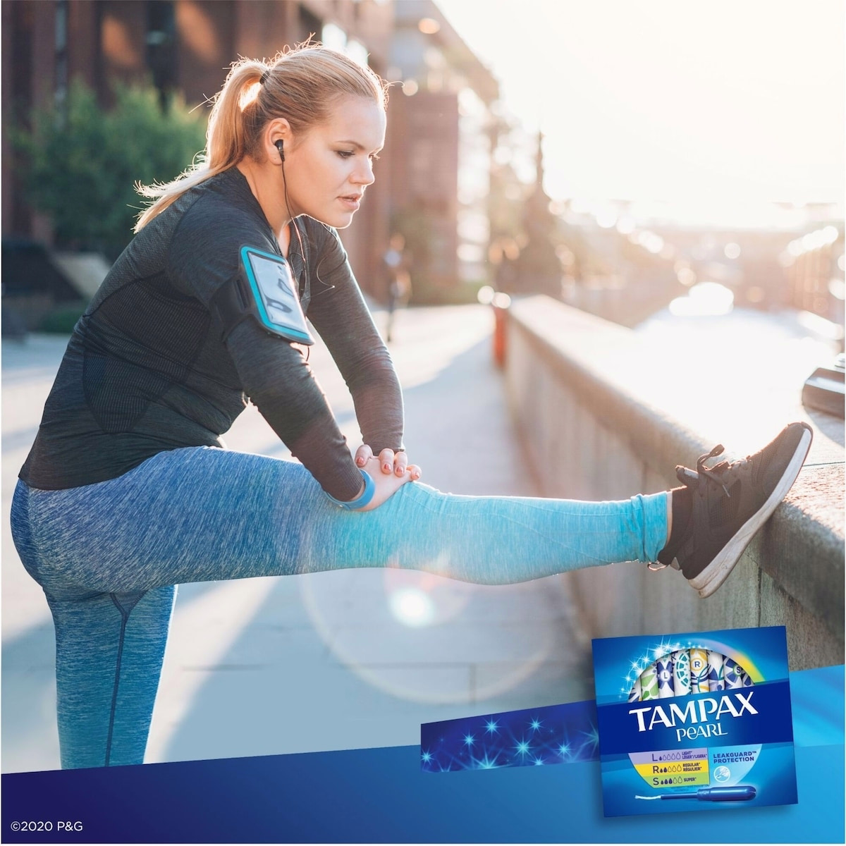 Tampax Pearl Tampons, Light/Regular/Super Absorbency with LeakGuard Braid, Triple Pack, Unscented, 34 Count Tampax Pearl Tampons, Light/Regular/Super Absorbency with LeakGuard Braid, Triple Pack, Unscented, 34 Count