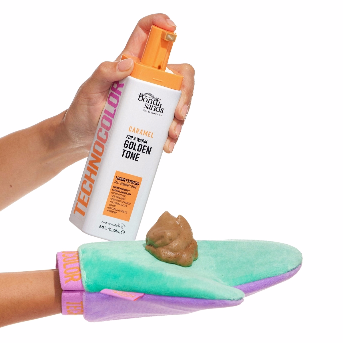 Technocolor Caramel 1 Hour Express Self Tanning Foam