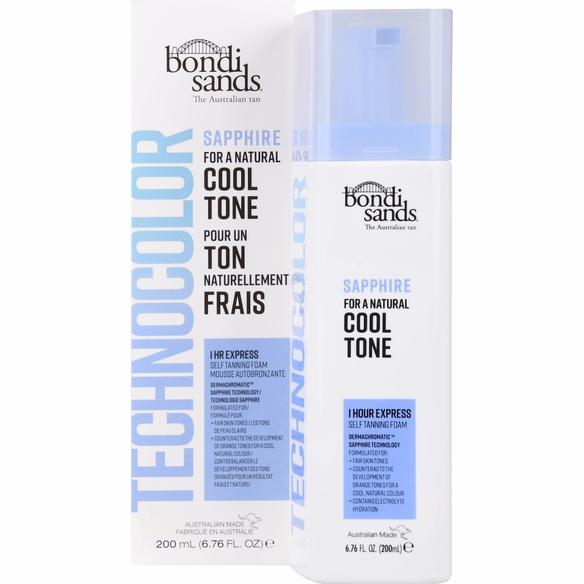 Technocolor Sapphire 1 Hour Express Self Tanning Foam