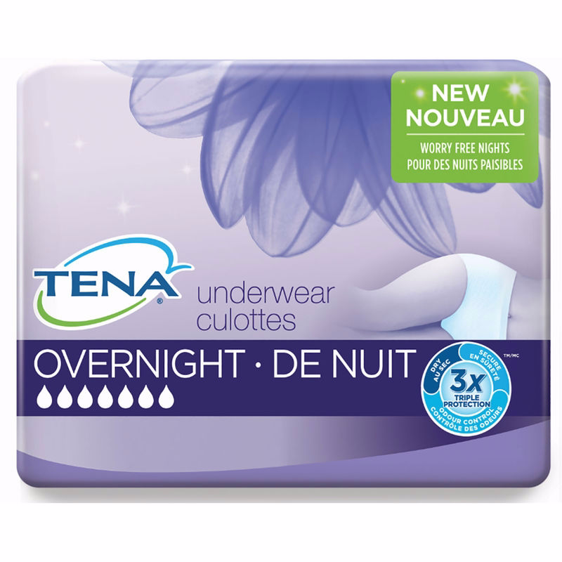 Tena Intimates Incontinence Underwear, Super Overnight Absorbency, Small 13.0 Count