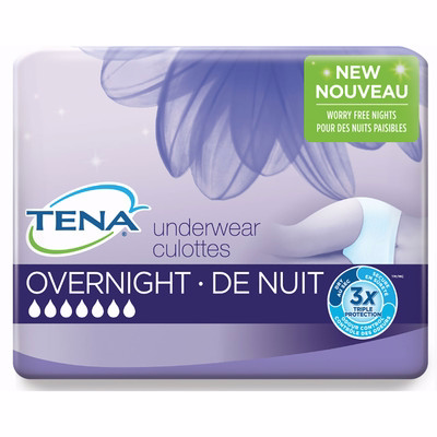 Tena Intimates Incontinence Underwear, Super Overnight Absorbency, Xlarge 10.0 Count