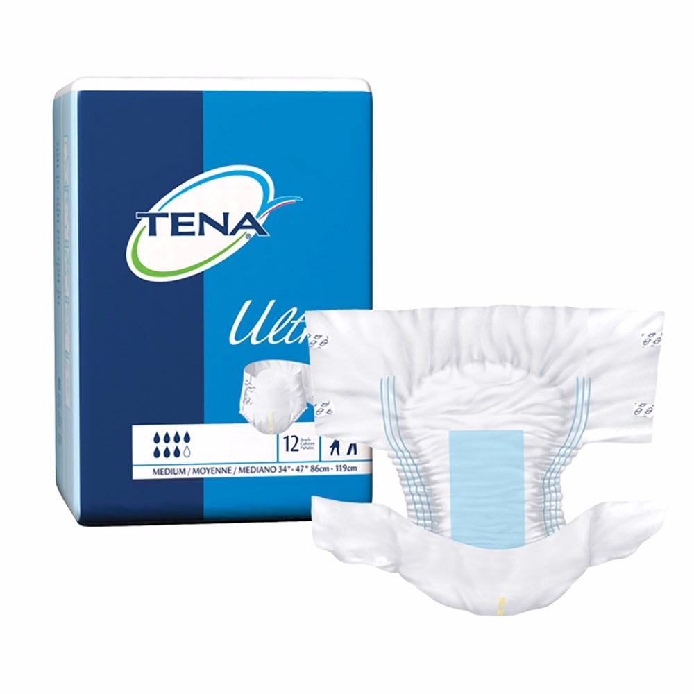 Tena Medium Tena Ultra Adult Heavy-absorbent Incontinence Brief,