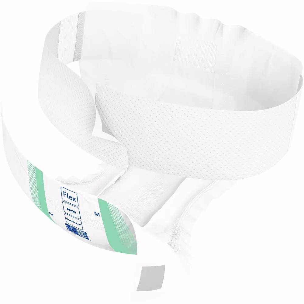 TENA ProSkin Flex Maxi Belted Unisex Briefs for Adult Incontinence, Heavy Absorbency, Size Large, 16ct