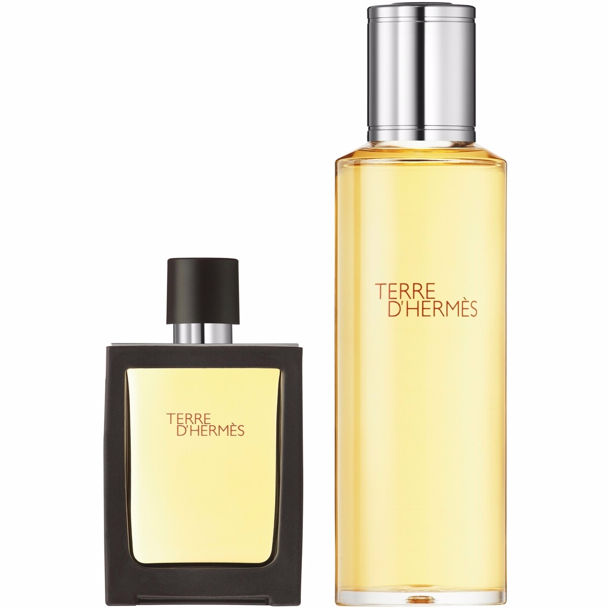 Terre d'Hermès, 30 ml Terre d’Hermès Parfum travel Spray and 125 ml refill