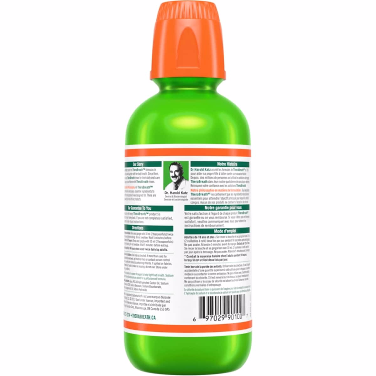Therabreath Oral Rinse Fresh Breath Mild Mint 473 mL