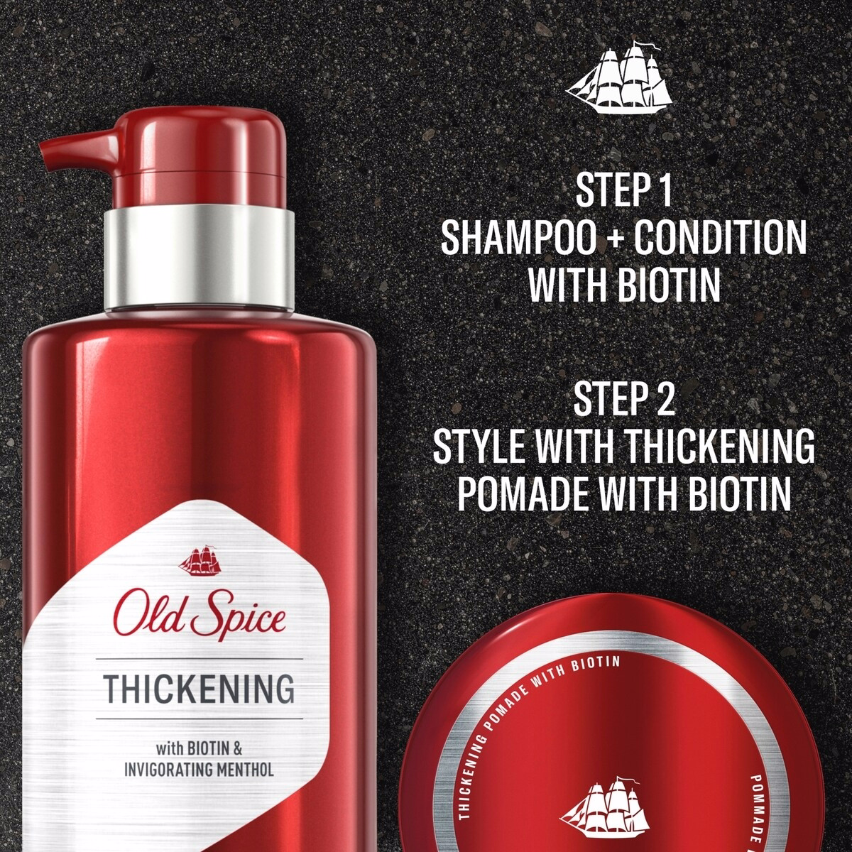 Thickening Men's Pomade with Biotin Thickening Men's Pomade with Biotin
