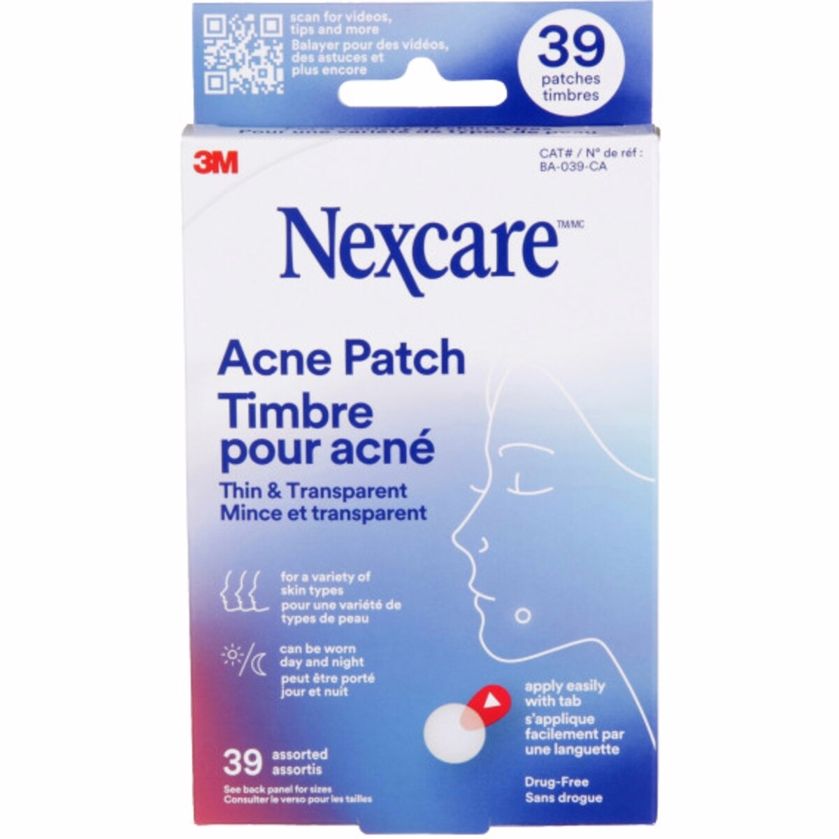 Thin and Transparent Acne Patch