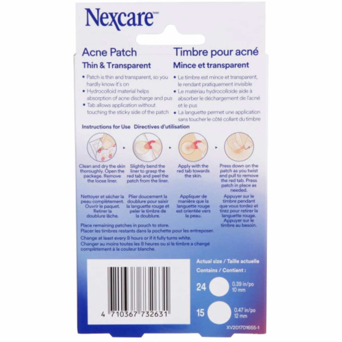 Thin and Transparent Acne Patch