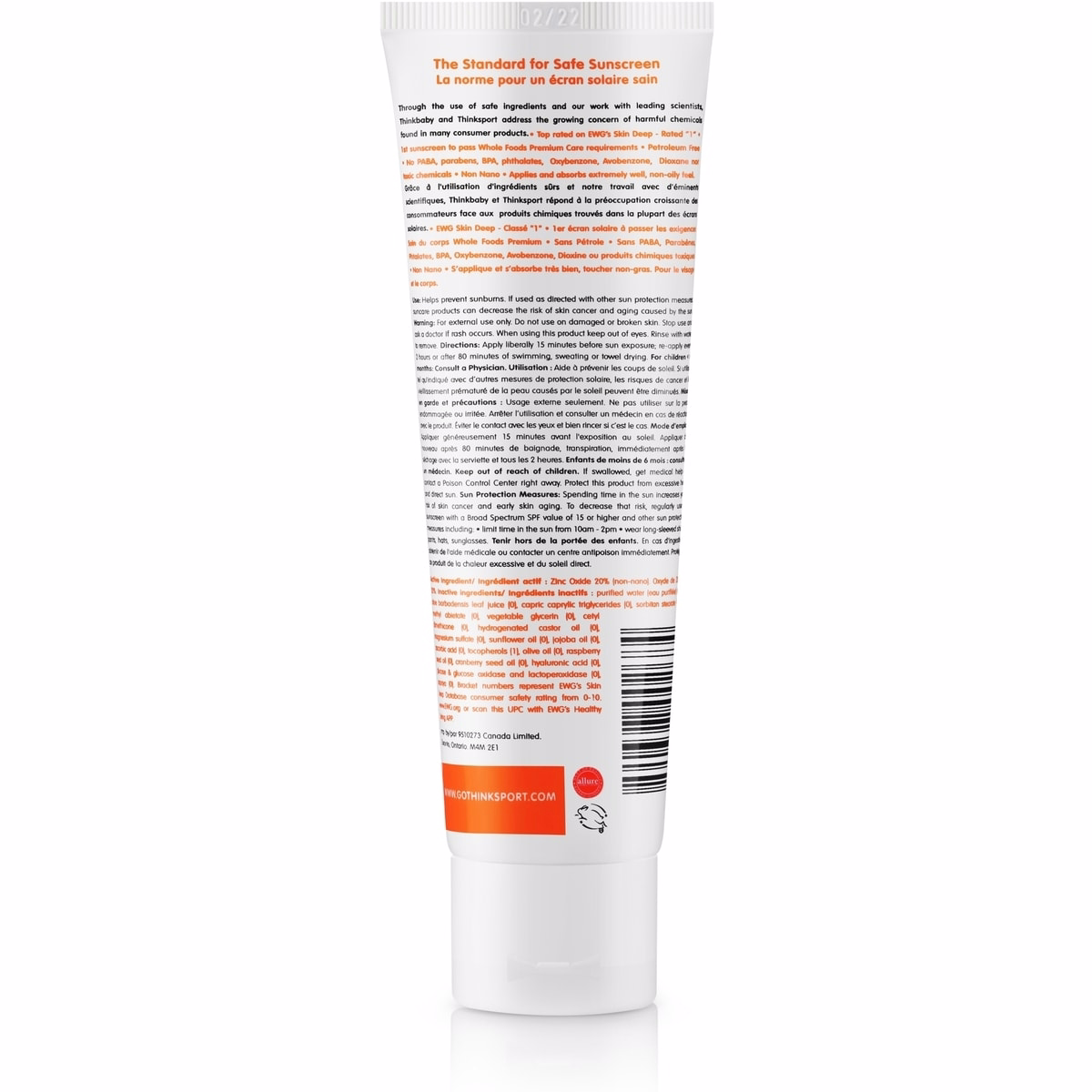 Thinkbaby Safe Mineral Sunscreen SPF 50+