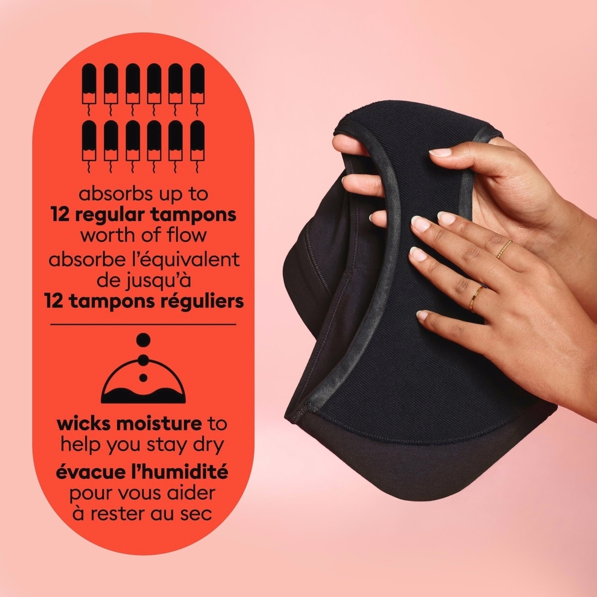 Thinx for All Women's Everyday Comfort Brief Leakproof Period Underwear, Size Medium, Black Thinx for All Women's Everyday Comfort Brief Leakproof Period Underwear, Size Medium, Black