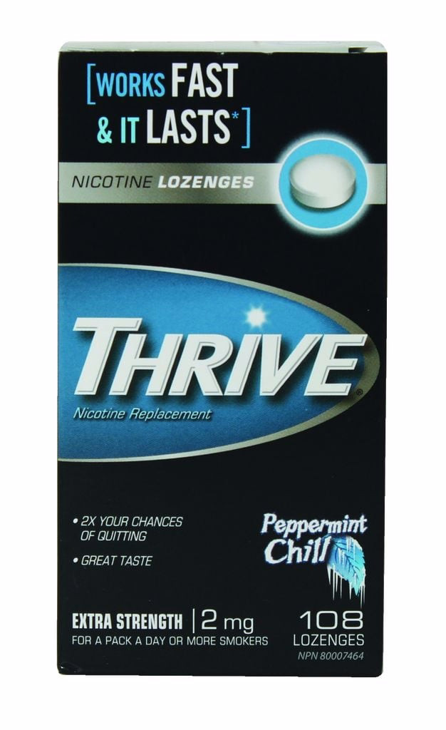 Thrive Lozenges 2mg Regular/Extra Strength Nicotine Replacement