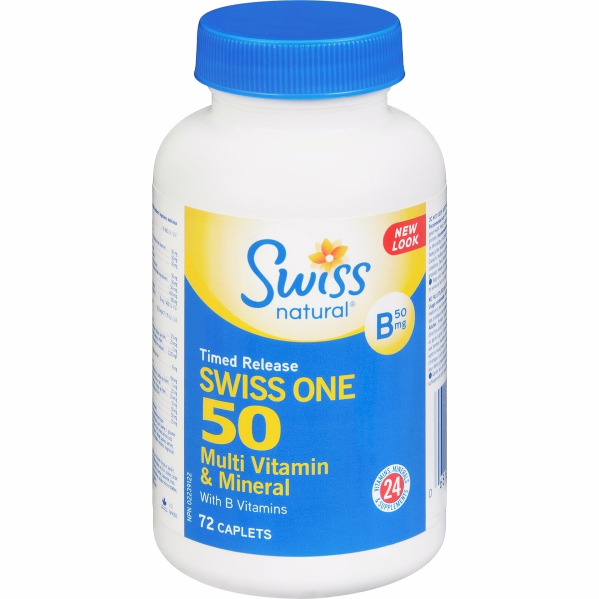 Timed Release Swiss One 50 (72 Caplets)