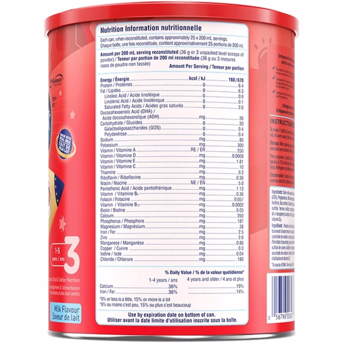 Toddler & Child Nutritional Drink, Powder Tub, Milk Flavour