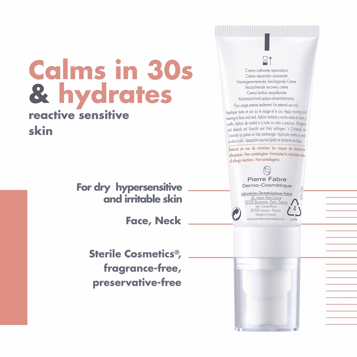 Tolérance Contrôl Soothing skin recovery Cream Tolérance Contrôl Soothing skin recovery Cream