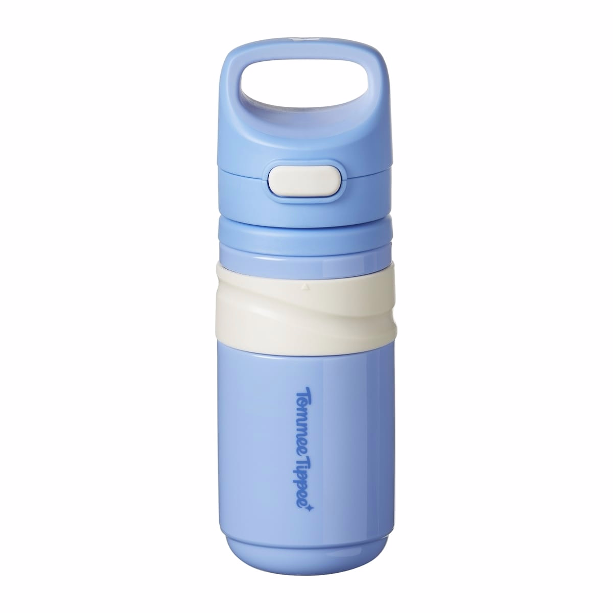 Tommee Tippee Insulated On-the-Go Straw Cup, 11oz, Spill Proof Toddler Water Bottle For 18 Months+, Push-To-Open Lid Helps Keep Spout Clean, Blue, 1 c