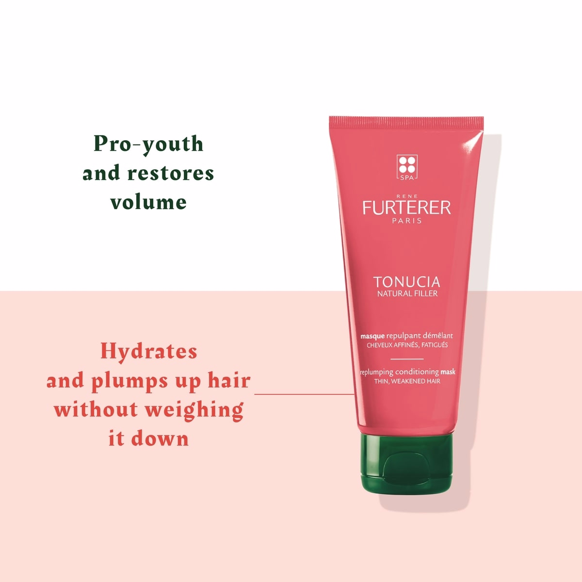 Tonucia Replumping Mask - Pro-Youth - 細薄、疲憊髮絲 - 無矽配方