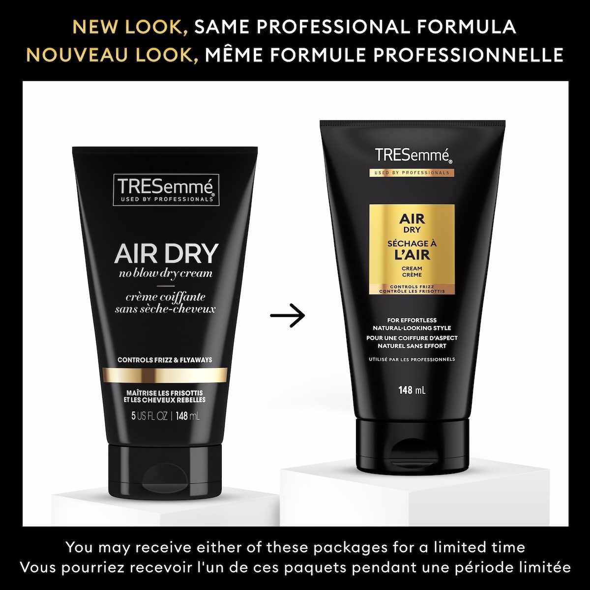 TRESemmé Air Dry Smoothing Cream Controls Frizz & Flyaways No Blow Dry Hair Styling Lightweight Hair Cream 148 ml TRESemmé Air Dry Smoothing Cream Controls Frizz & Flyaways No Blow Dry Hair Styling Lightweight Hair Cream 148 ml