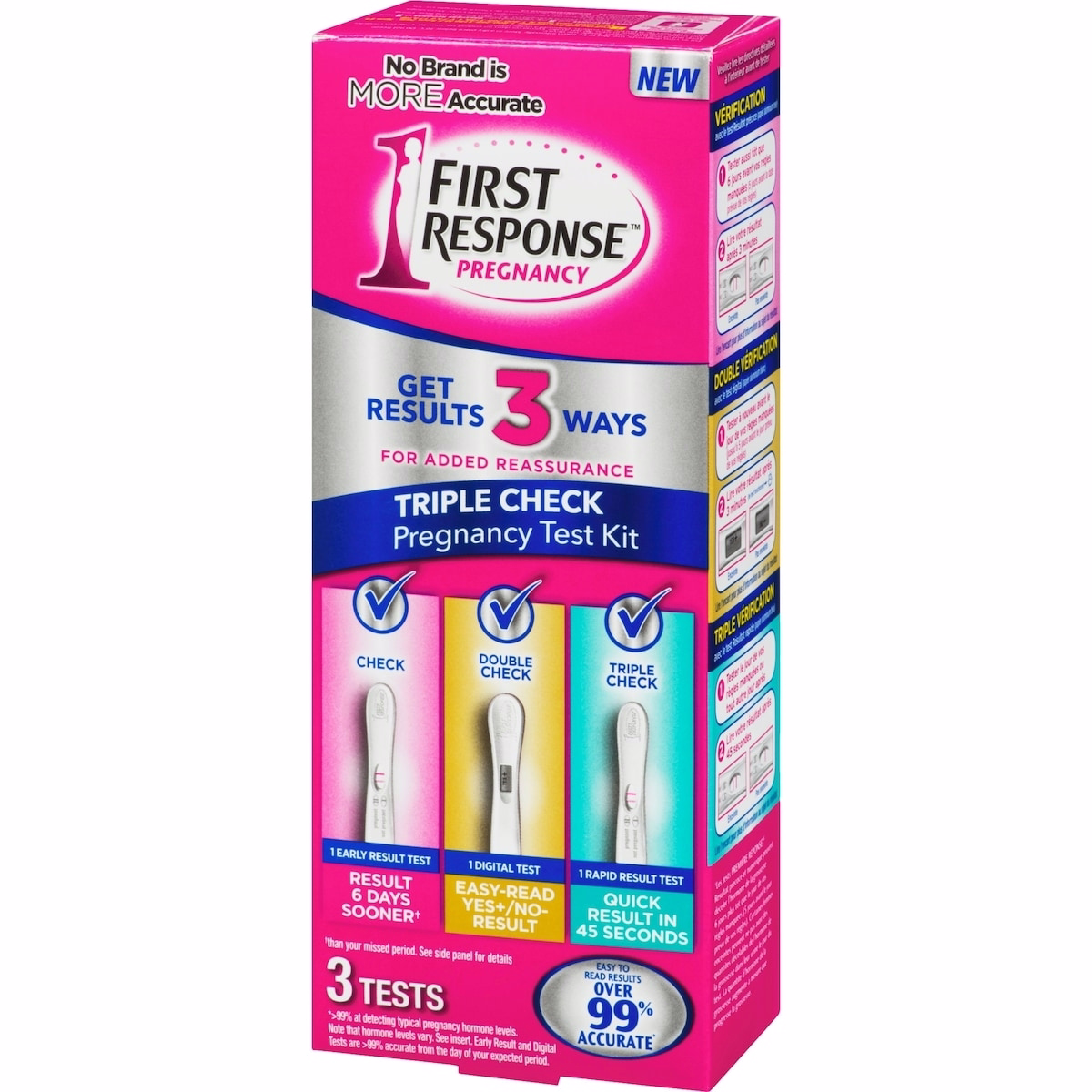 Triple Check Pregnancy Test Kit Triple Check Pregnancy Test Kit