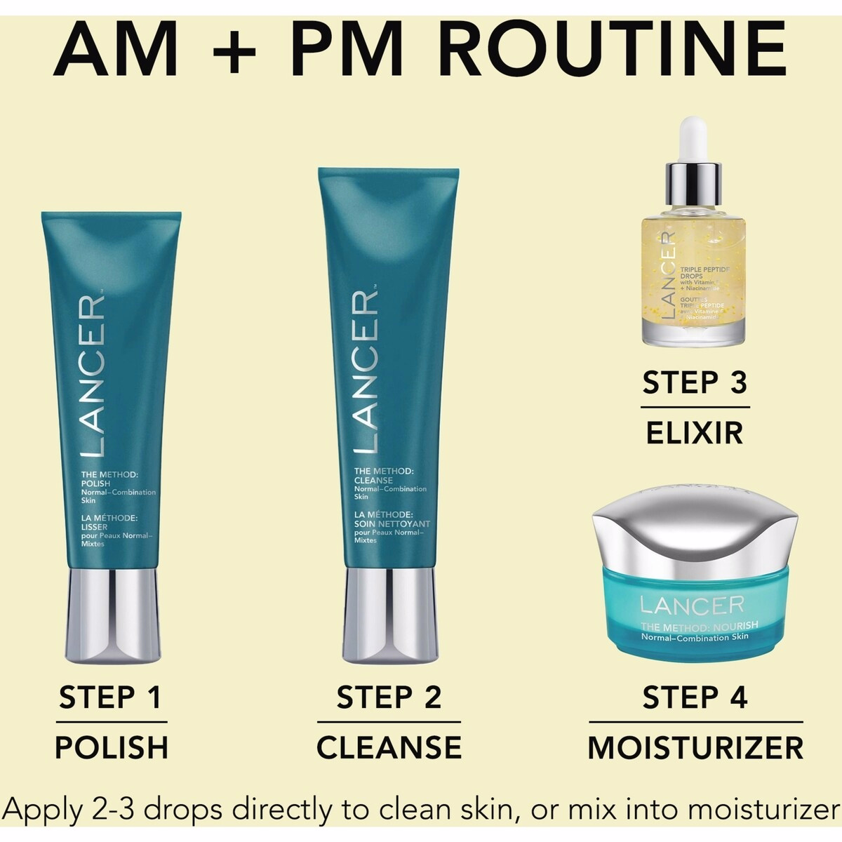 Triple Peptide Drops with Vitamin E + Niacinamide