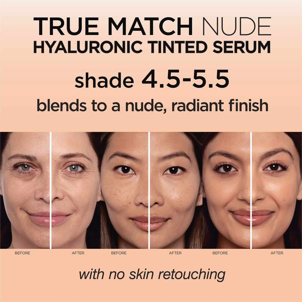 True Match Nude Tinted Serum with 1% Hyaluronic Acid True Match Nude Tinted Serum with 1% Hyaluronic Acid