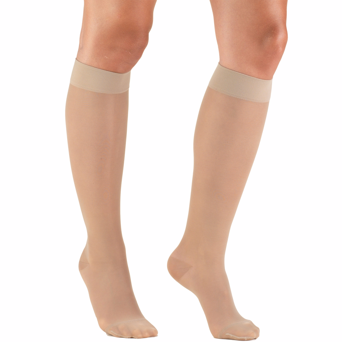 Truform Women's Stockings, Knee High, Sheer: 15-20 MmHg, S, NUDE (1773ND-S)