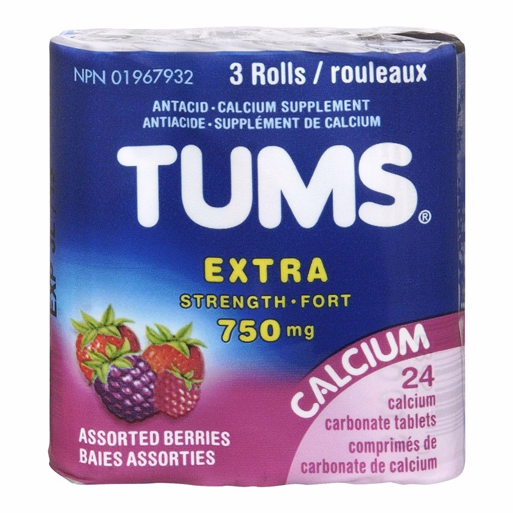 Tums Extra Strength Antacid For Heartburn Relief