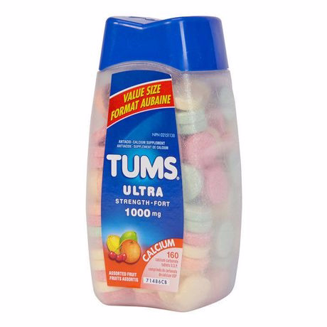 Tums Tums Ultra Strength Antacid For Heartburn Relief Assorted Fruit 160 Count 160.0 Count