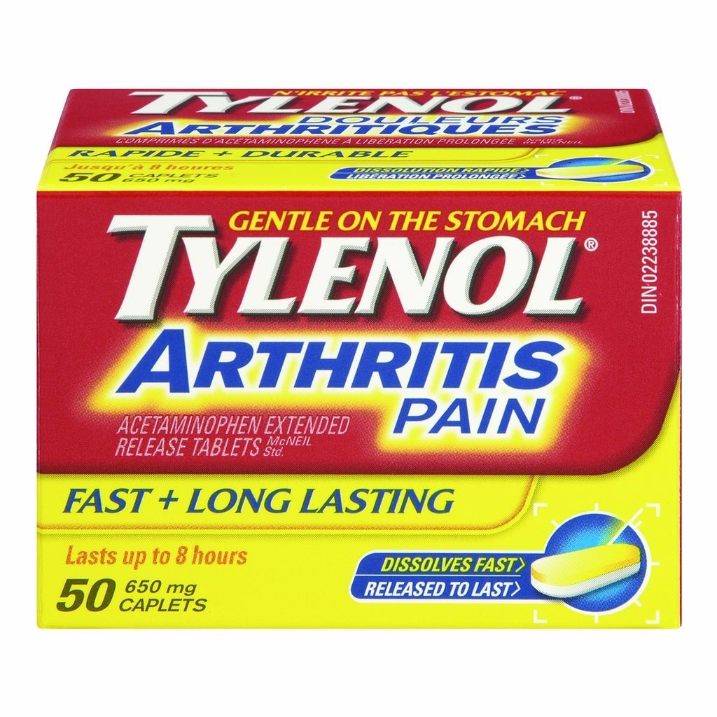 Tylenol 관절염 통증 캡렛 50개