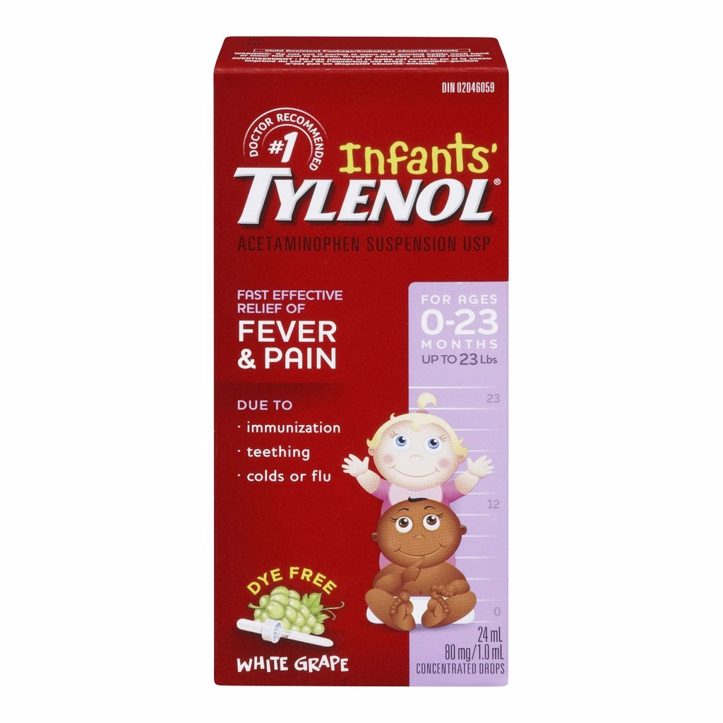 Tylenol Tylenol Infant Pain Reliever, Grape Suspension Drops