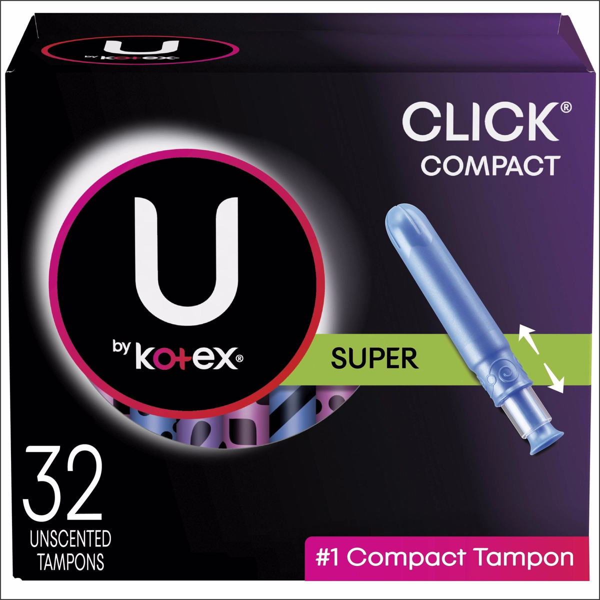 U By Kotex TAMPNS CLCK SUP BIG PAK*