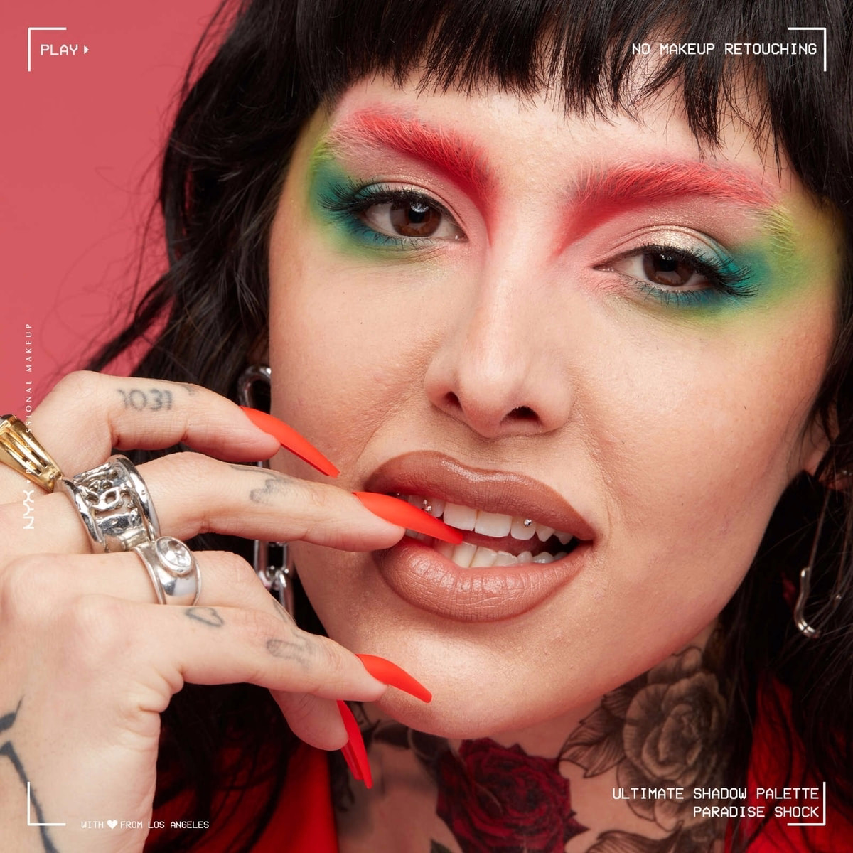 終極眼影盤，16 色眼影盤，純素配方