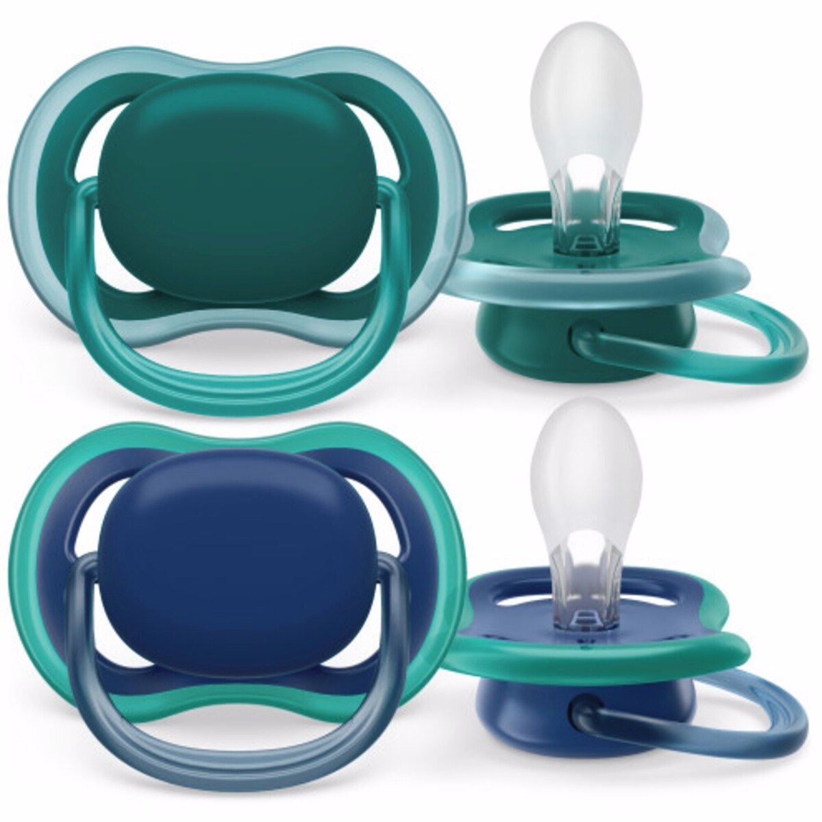 Ultra Air Pacifier 6-18m, deep opal / steel blue, SCF085/31