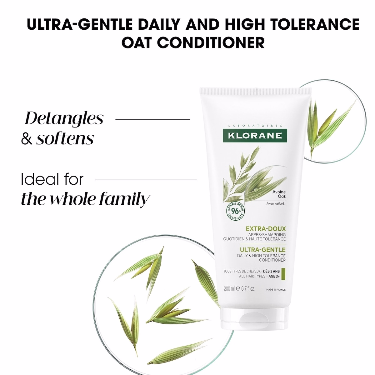 Ultra-gentle Conditioner with Oat - All hair types
