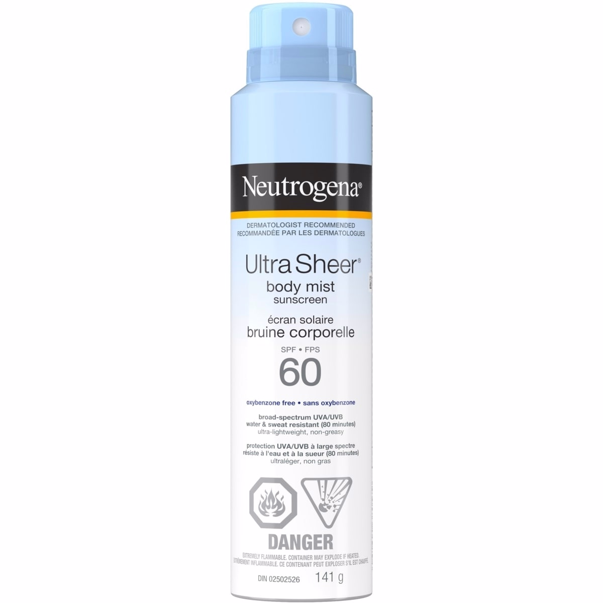 Ultra Sheer Body Mist Sunscreen SPF 60 Ultra Sheer Body Mist Sunscreen SPF 60