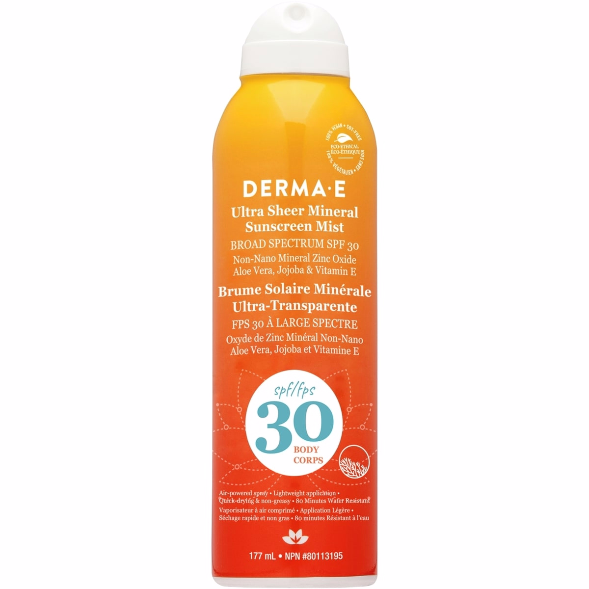 Ultra Sheer Mineral Sunscreen Mist SPF30 Body
