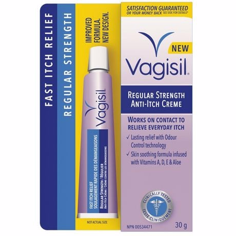 Vagisil Anti-Itch Creme Regular Strength + Prebiotic - 30g