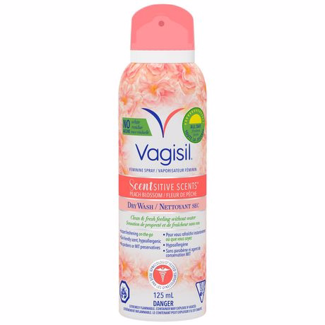 Vagisil Vagisil Scentsitive Scents Peach Blossom Dry Wash 125.0 Ml